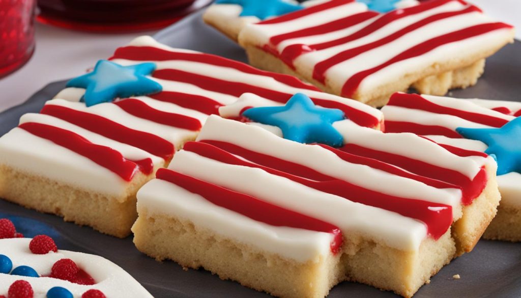 patriotic sugar cookie bars