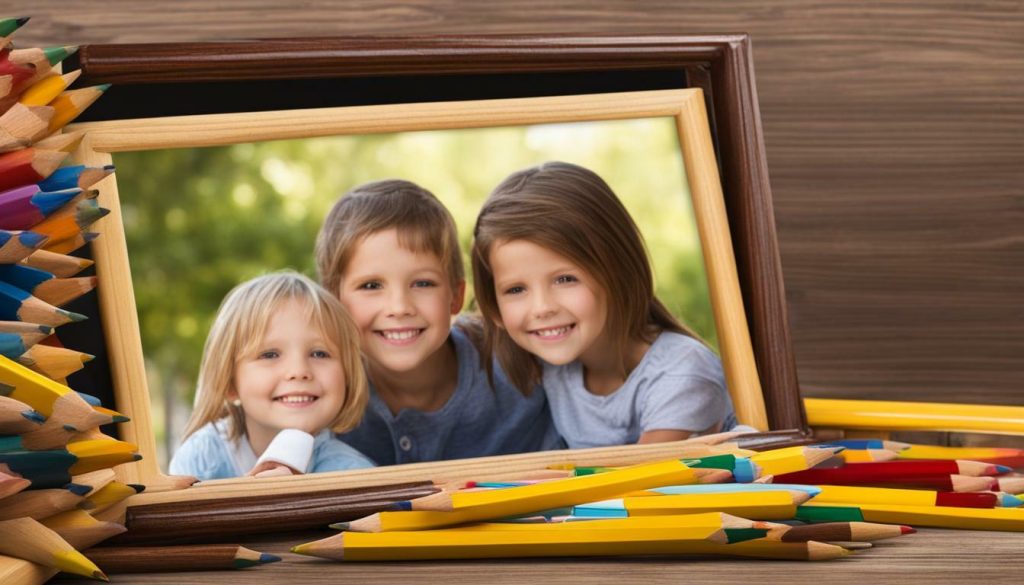 pencil picture frame