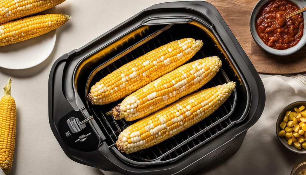 perfect air fryer corn on the cob