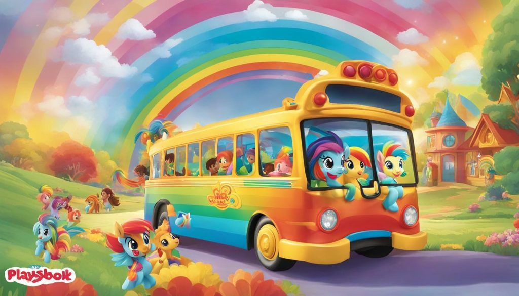 playskool rainbow dash friendship bus