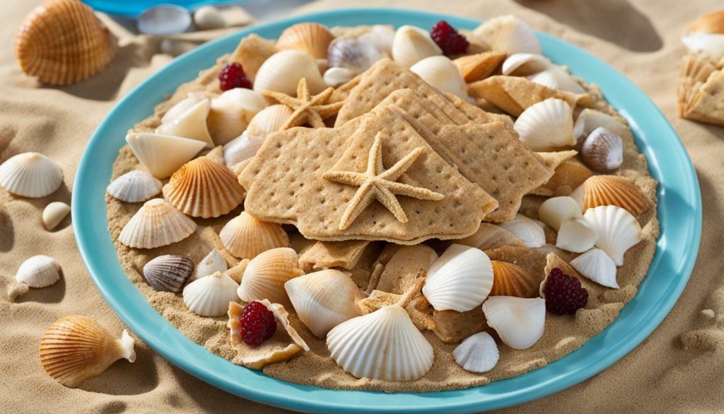 seashell graham cracker treats