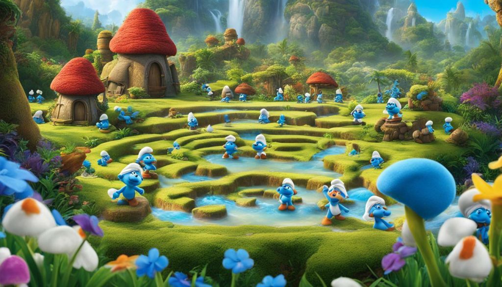 smurfs the lost village free word search printable