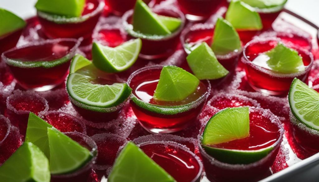 sour cherry margarita jello shots