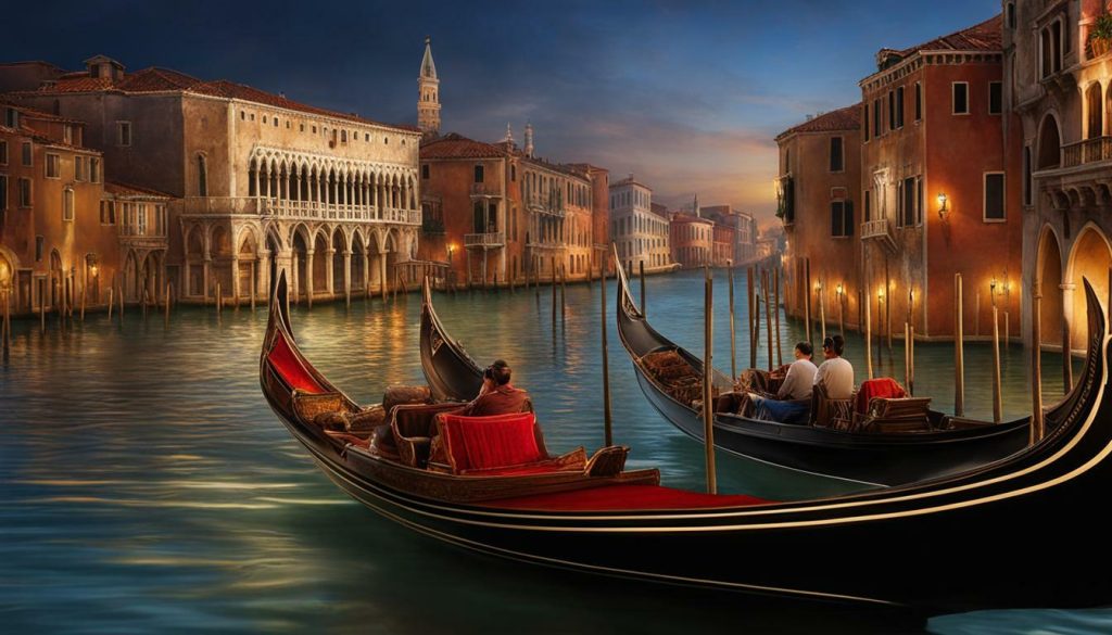 the venetian indoor gondola rides