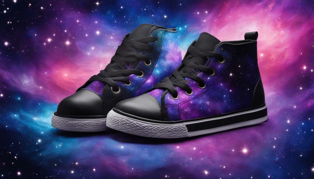 trendy galaxy shoes