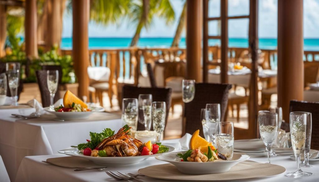 turks and caicos dining