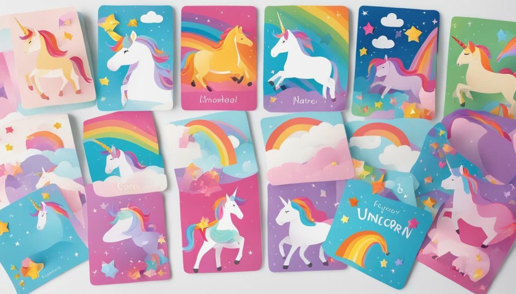 unicorn abc flashcards