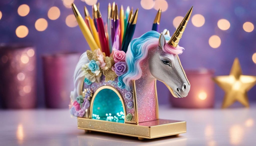 unicorn pen holder image