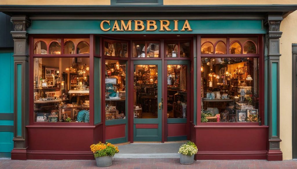 unique stores in Cambria