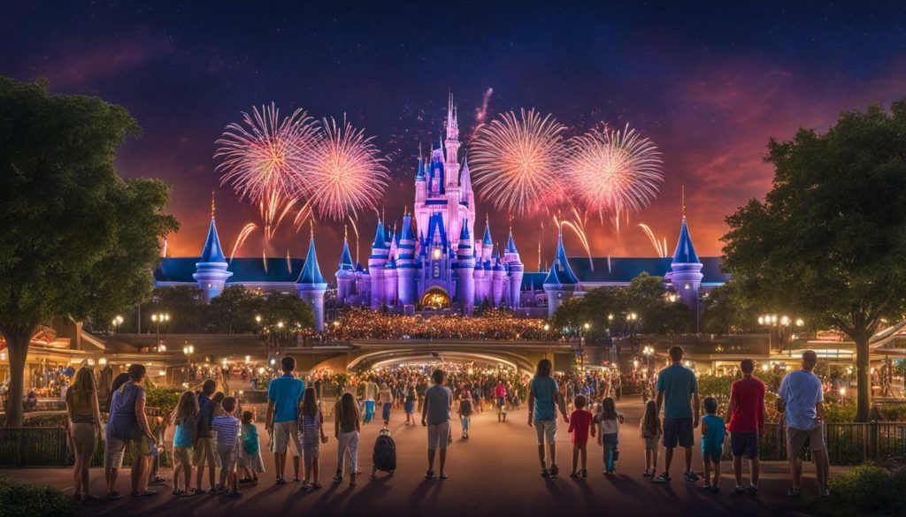 watch fireworks at Transportation and Ticket Center