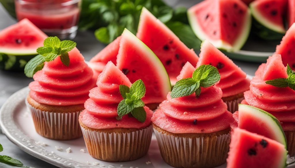 watermelon cupcakes