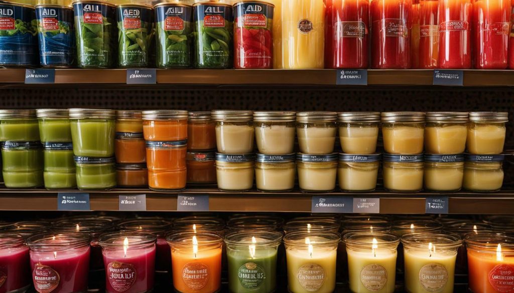 where to buy aldi candles