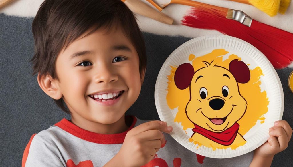 winnie the pooh paper plate craft
