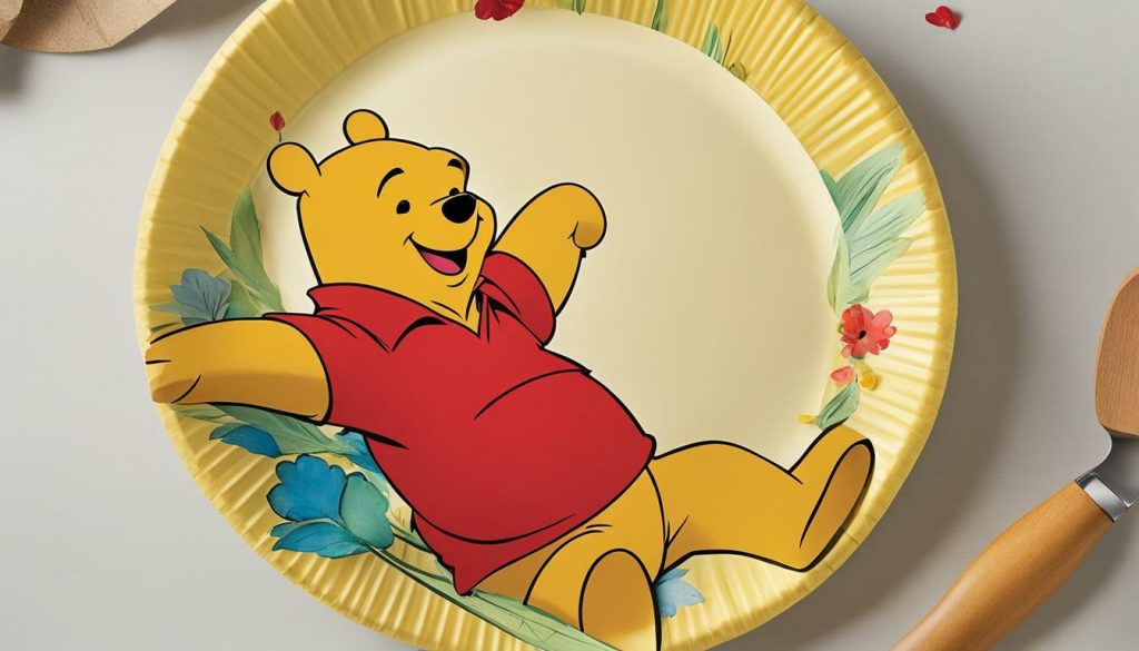 winnie the pooh paper plate craft