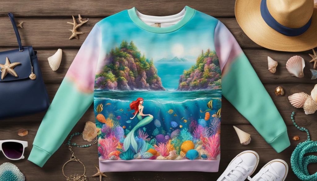 Ariel-inspired Clothing