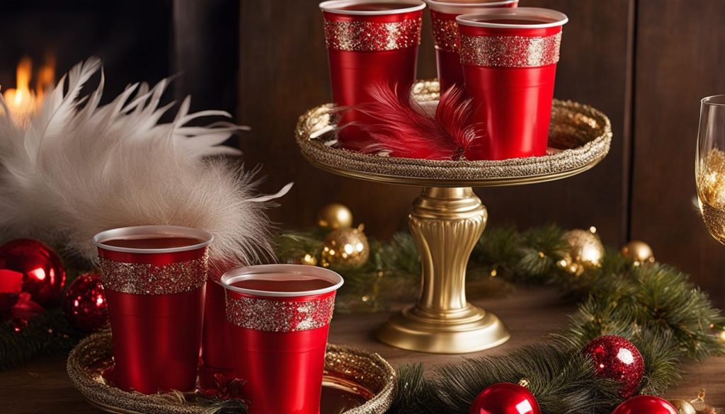 Creative Christmas party cups