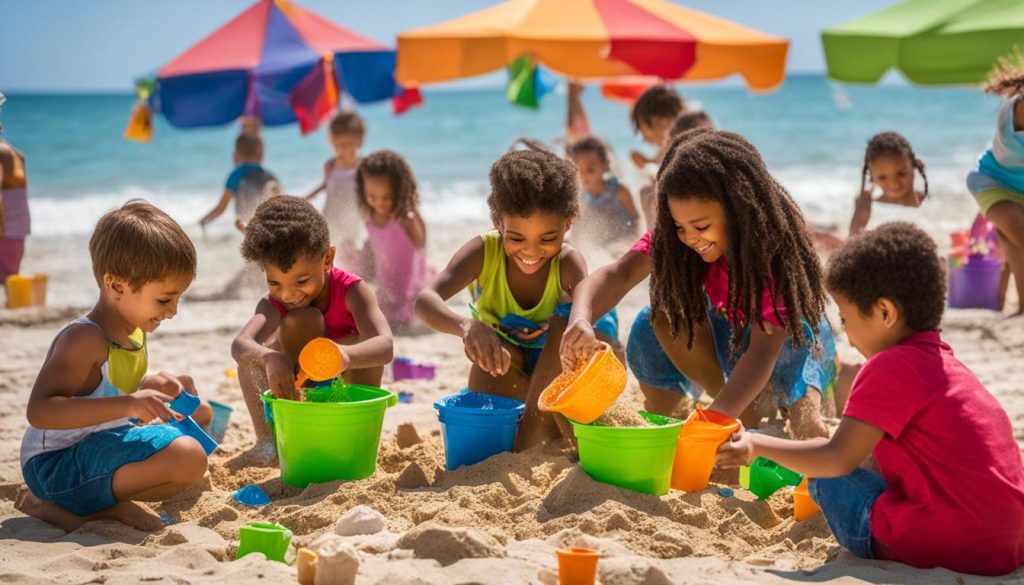 Sandcastle Bucket Party Favors for Kids