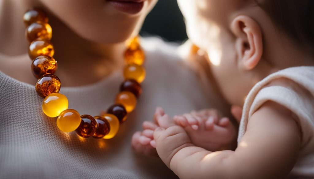 amber teething necklaces