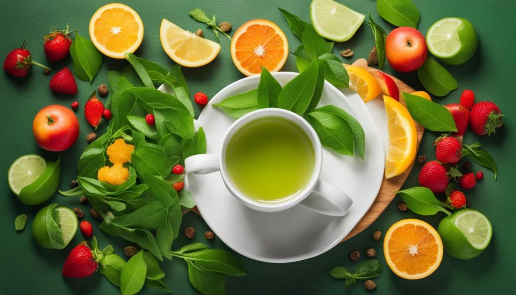 green tea for skin and digestion