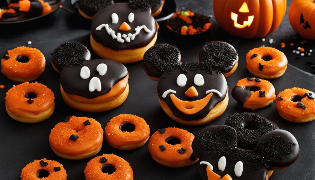 halloween mickey donuts