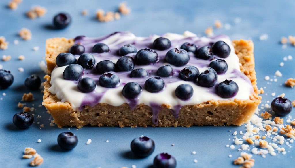 healthy blueberry greek yogurt bark recipe