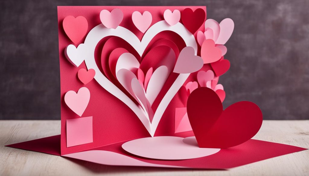 heart shaped card ideas