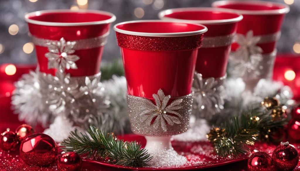 holiday party cups