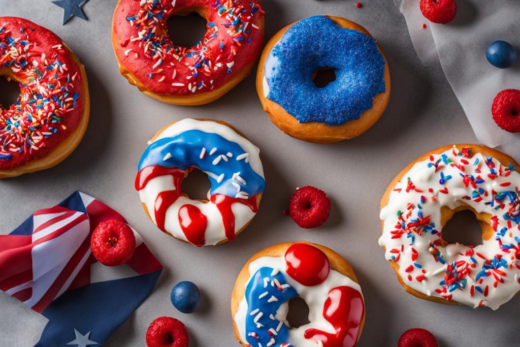 patriotic air fryer donuts
