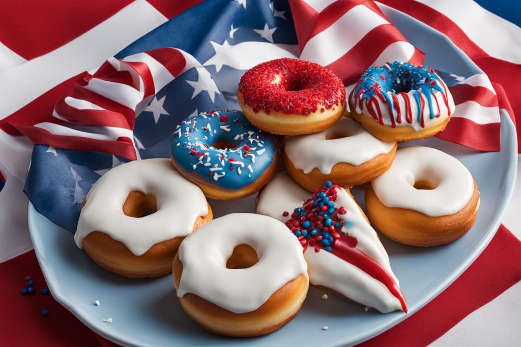 patriotic air fryer donuts
