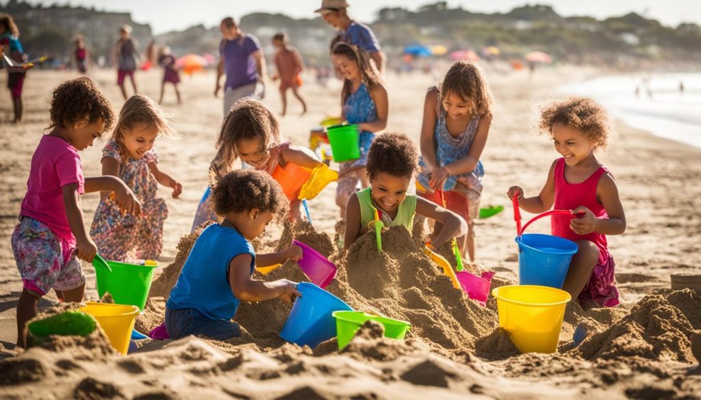 sandcastle bucket party favors