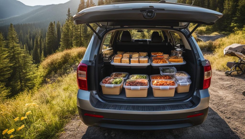 save money on food during road trip