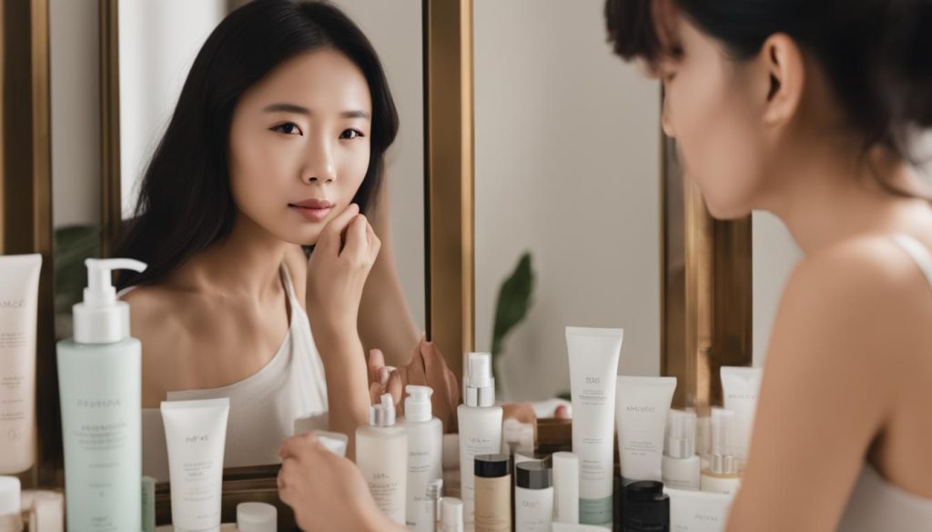 Asian skincare routine steps