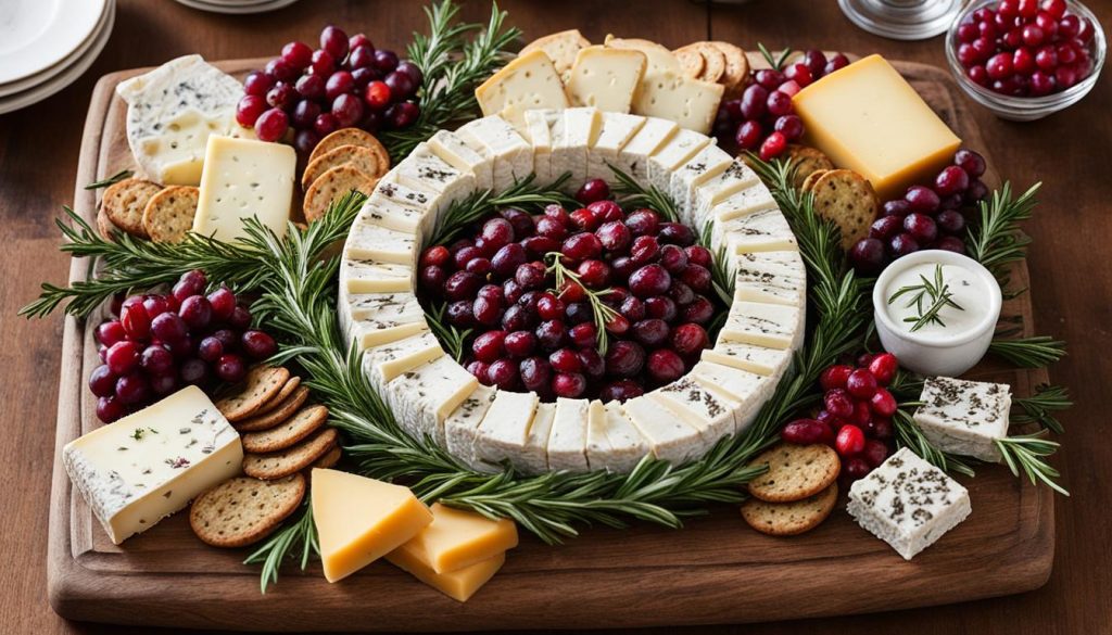cheese plate presentation