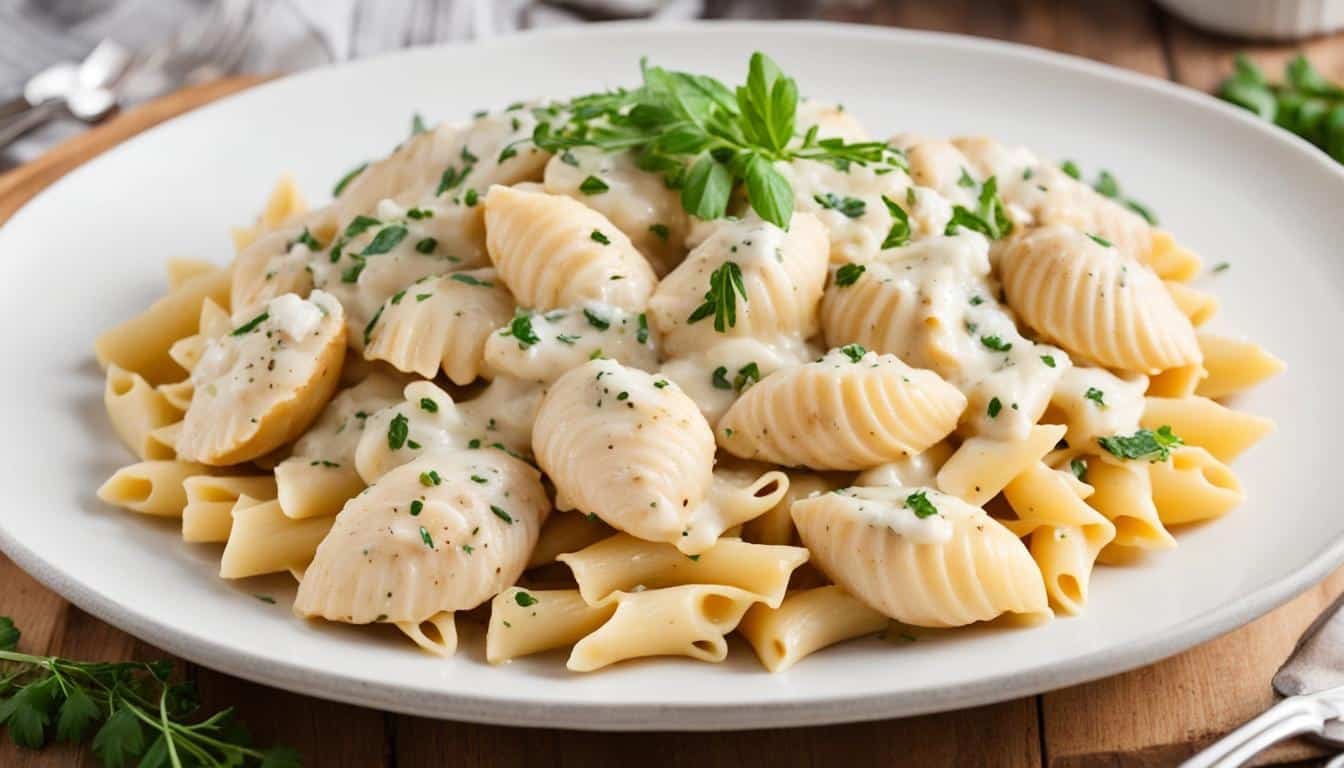 Creamy Chicken Alfredo Shells Recipe | Quick & Easy