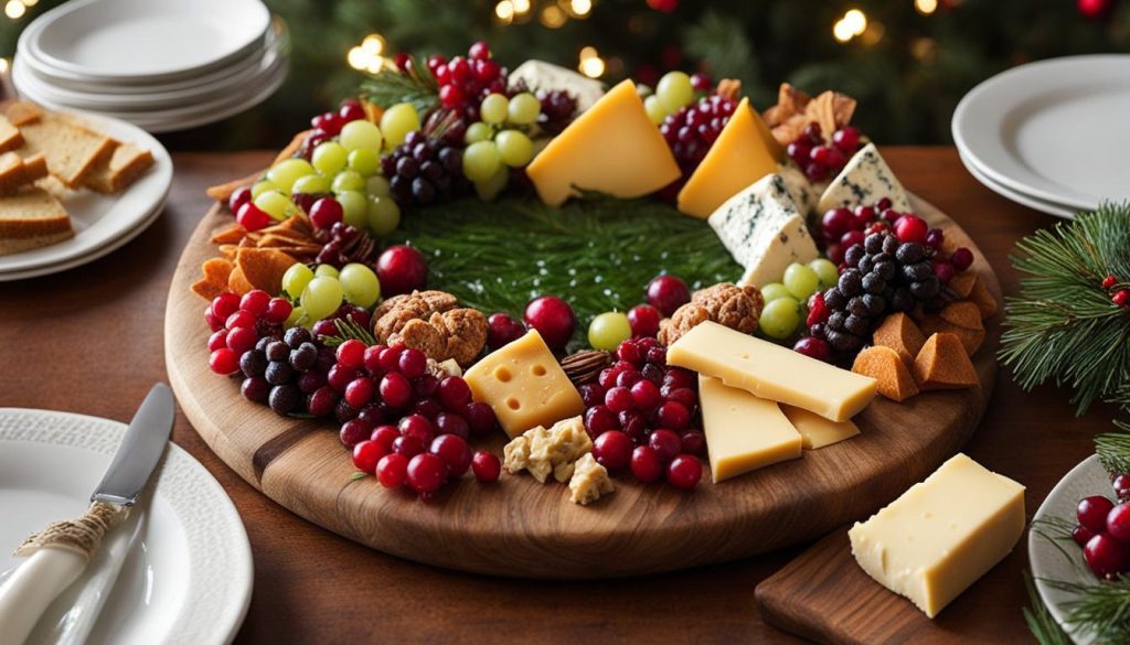 festive cheese board