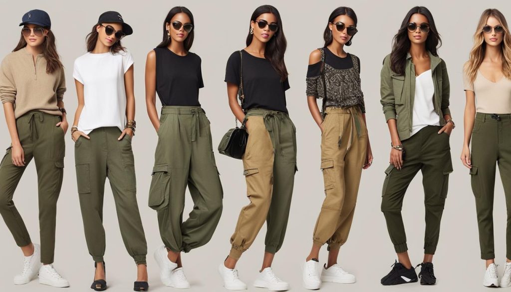 trendy casual outfits with cargo pants