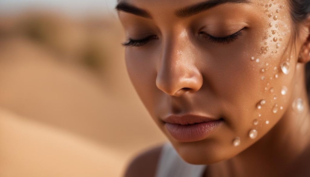 Combating acne in dry weather
