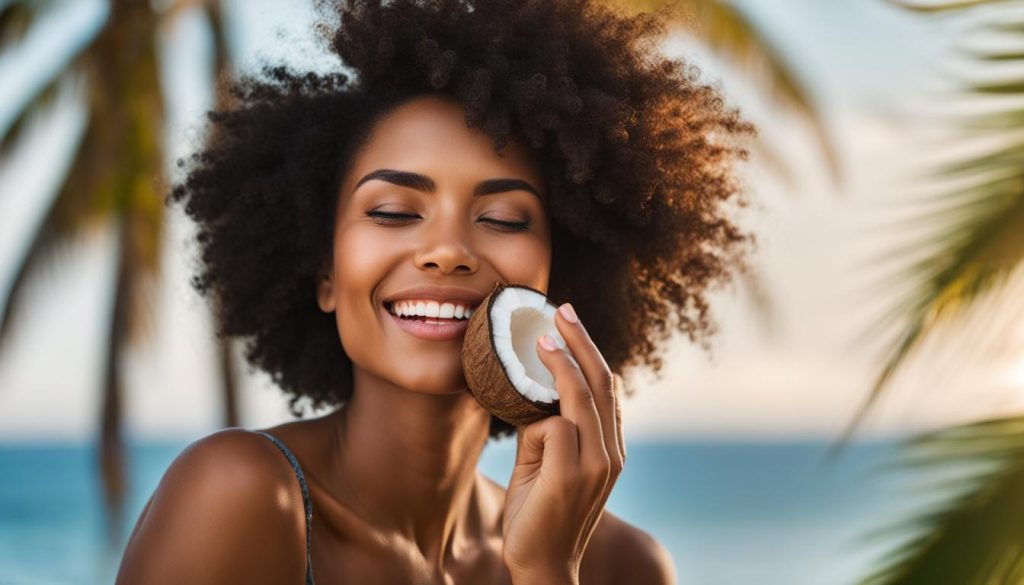 how to use coconut oil on the face