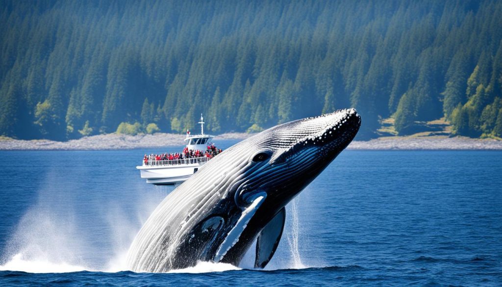 Gray whale watching tour in Seattle
