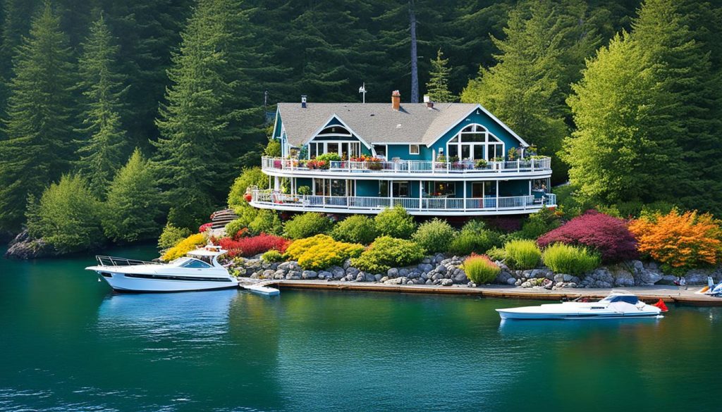 floating bed and breakfast in Friday Harbor
