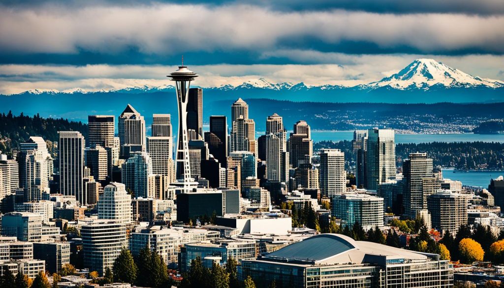 panoramic views of Seattle