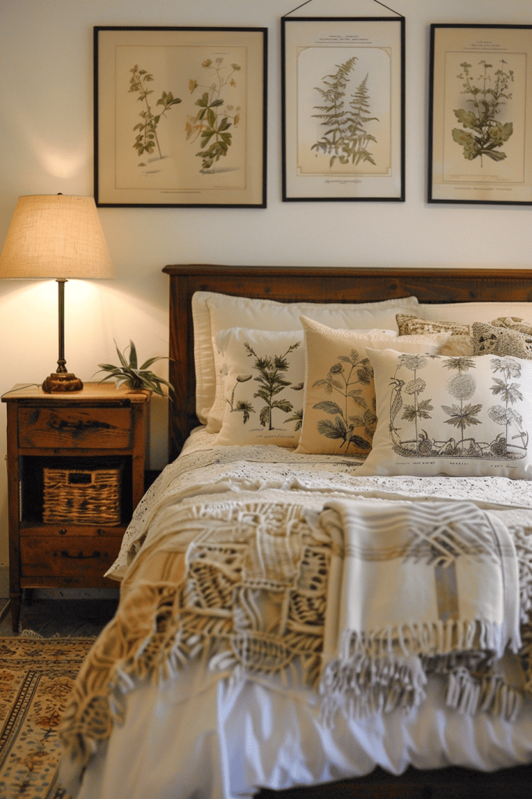 29 Boho Bedroom Art Ideas - Courtneys World