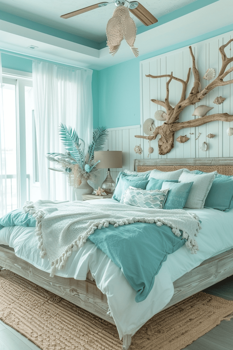 29 Light Blue Boho Bedroom Ideas Courtneys World