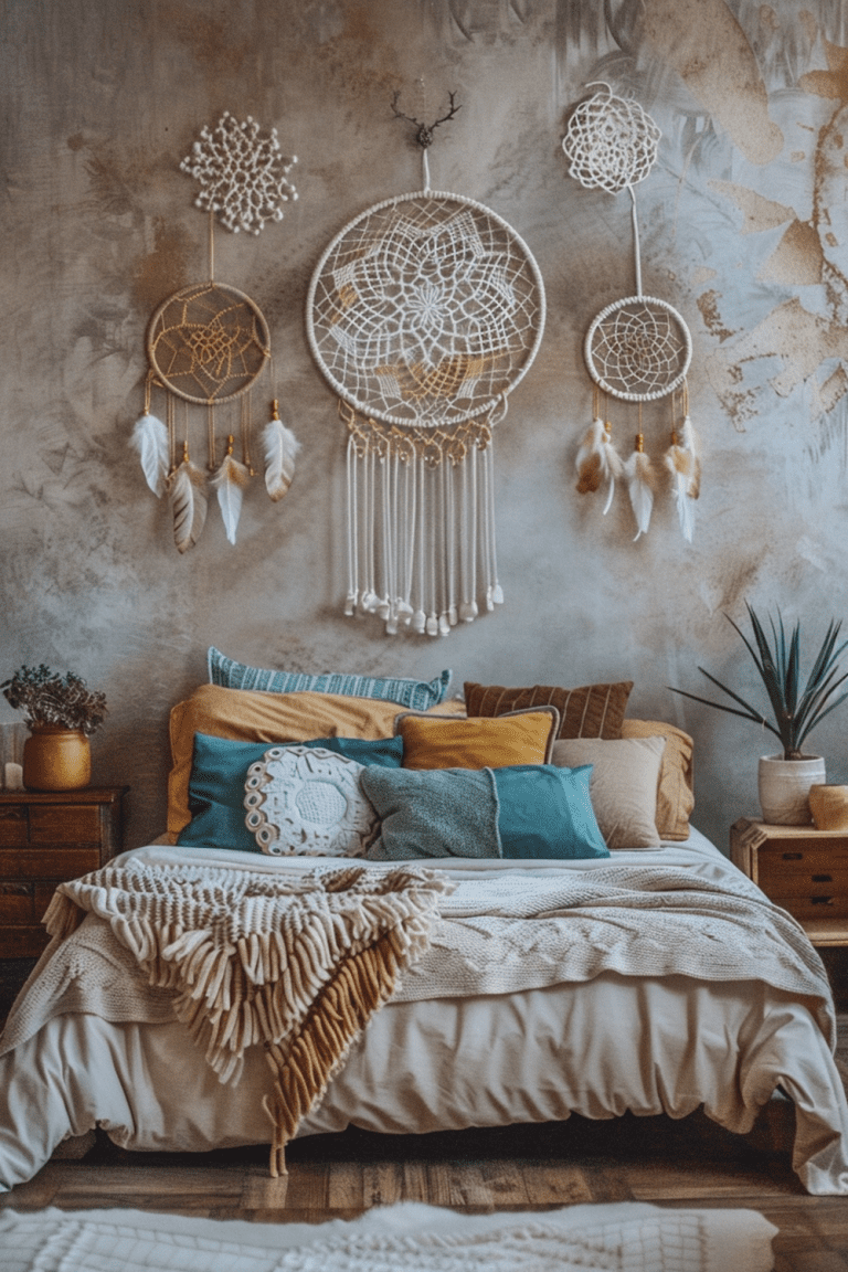 29 Boho Bedroom Art Ideas - Courtneys World