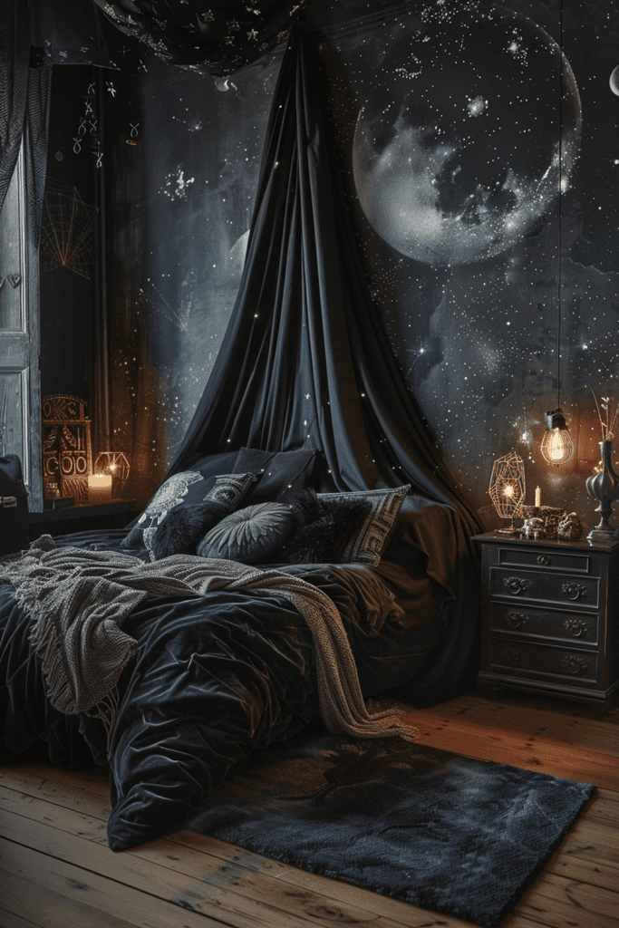 Bohemian Eclipse: Moody Bedroom Escape