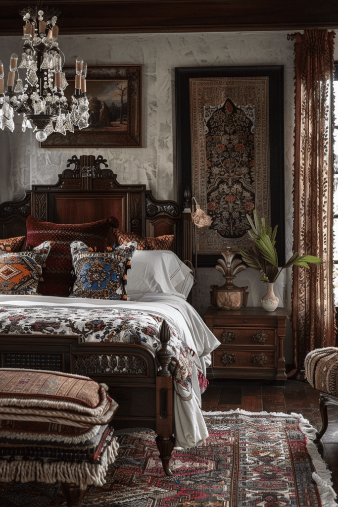 Bohemian Splendor: High-End Bedroom Retreat
