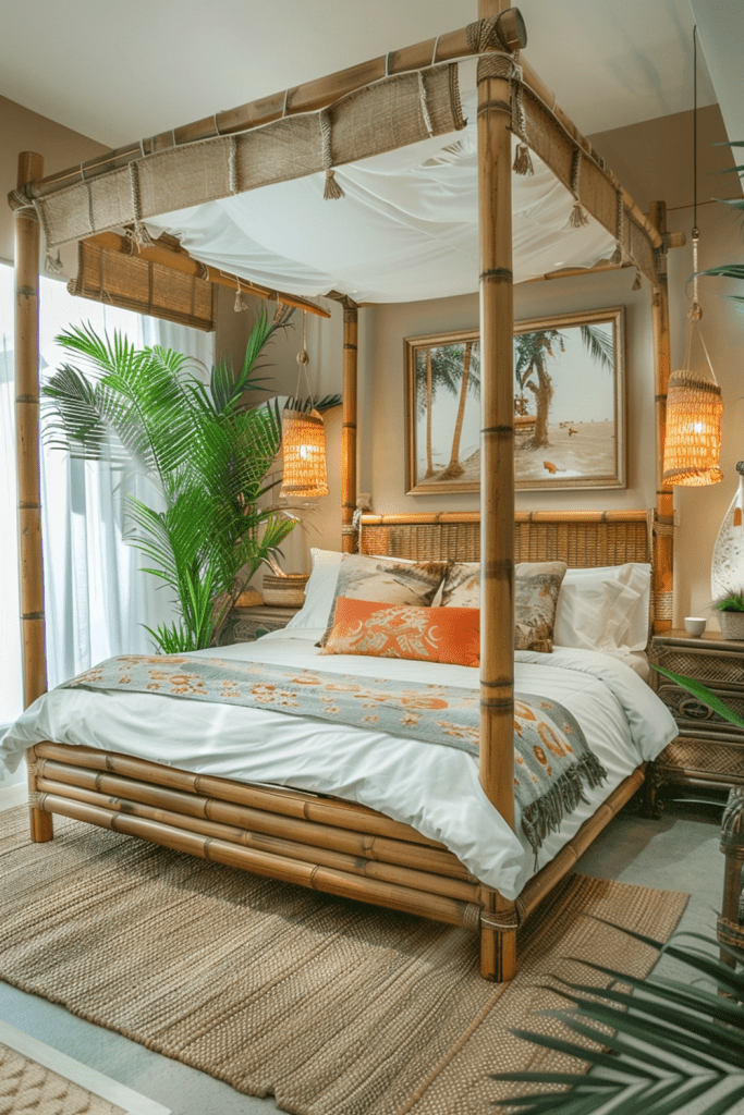 Boho Bamboo Bungalow: Jungle-Inspired Bedroom Retreat