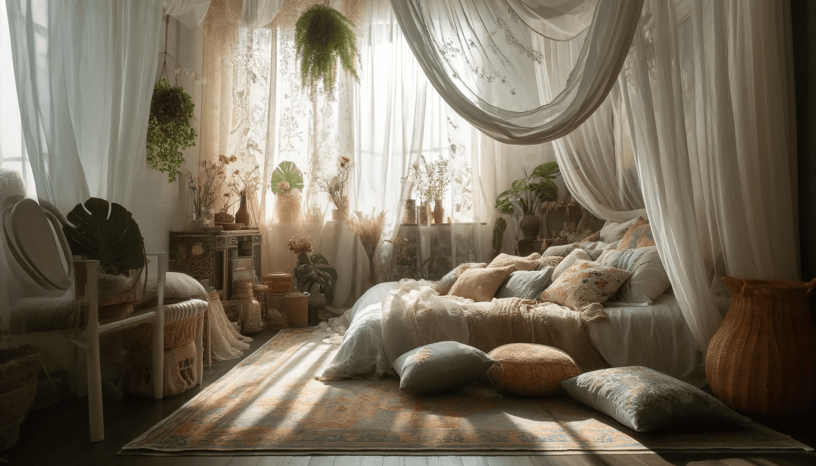 29 Boho Bedroom Curtain Ideas Courtneys World