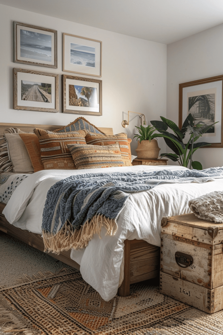 29 Boho Bedroom Art Ideas - Courtneys World
