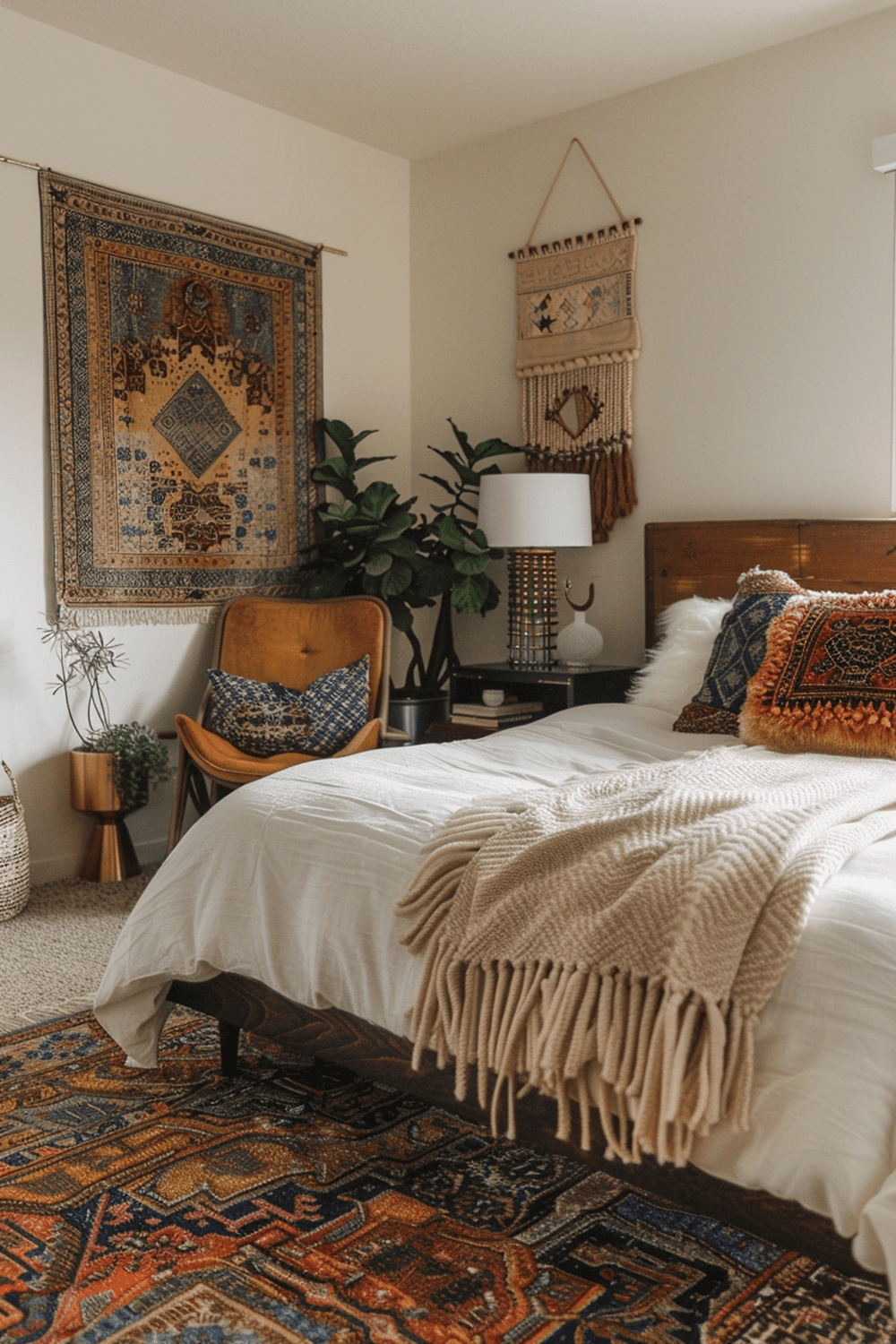 29 Boho Bedroom Apartment Ideas - Courtneys World